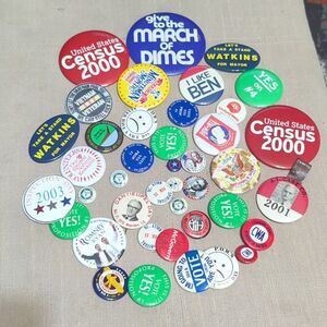 Presidential, election buttons, South Dakota election, Republican, Democrat 42pc